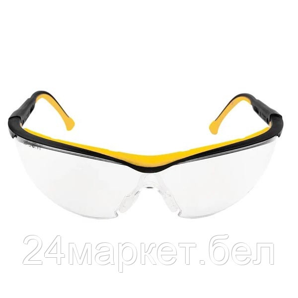 Очки защитные (поликарбонат, бесцветные, покрытие super, мягкий носоупор, регулировка дужек) (MSG-401)