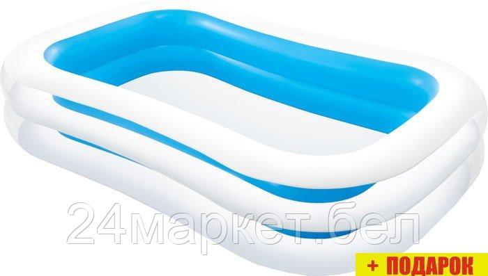 Надувной бассейн Intex 56483 262х175х56 (белый/голубой)