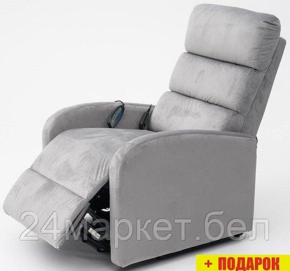Массажное кресло Calviano 2166 (серый велюр)