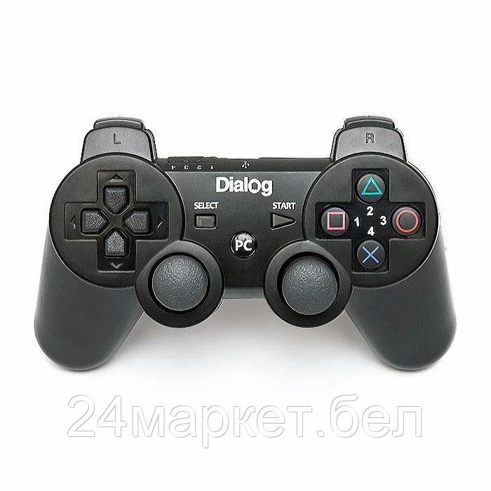 GP-A17 Action - вибрация, 12 кнопок, PC USB/PS3, черный Геймпад DIALOG