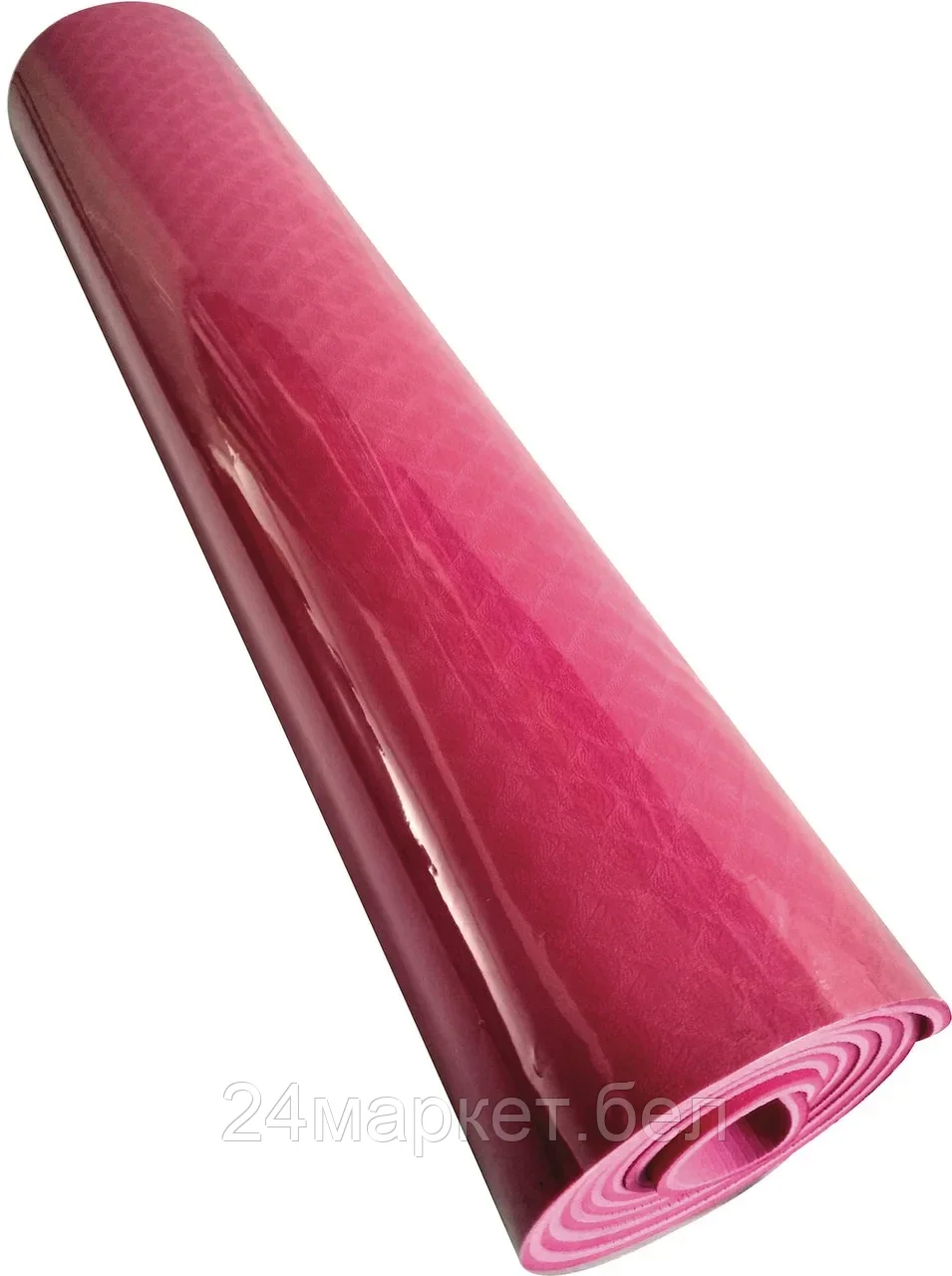(002881) 173x61x0,6 розовый Коврик для йоги ЭКОС