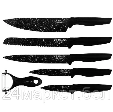 Z-3094 Набор ножей 6пр сталь ZEIDAN