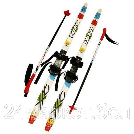 Лыжи Комплект Комби - 140 STEP Yoko Full Color , 304663
