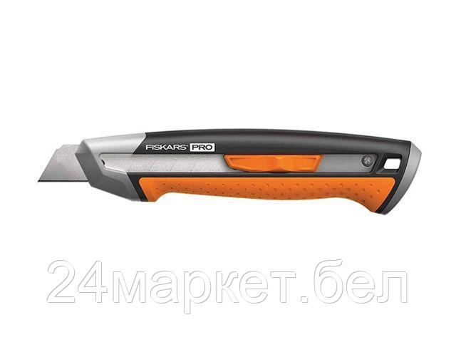 Нож с выдвижным, сменным лезвием 18мм CarbonMax FISKARS
