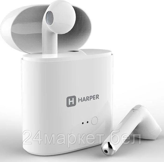 HB-508 WHITE Наушники беспроводные HARPER