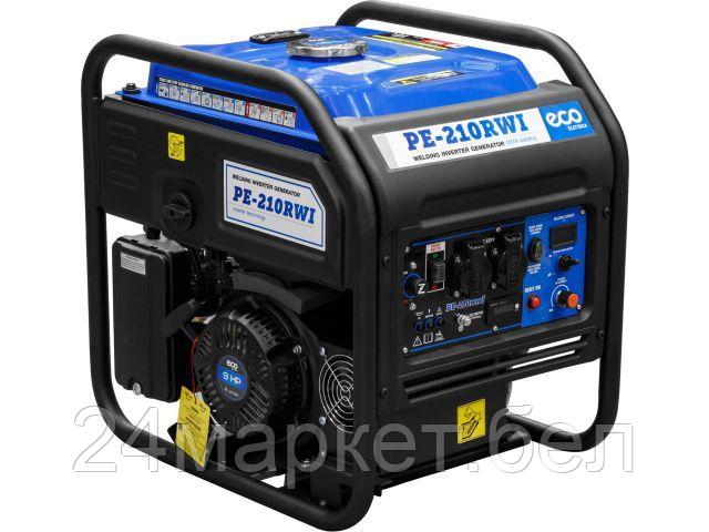 Электростанция сварочная ECO PE-210RWI (инверторный, 5.5 кВт, 230 В, бак 15.0 л, вес 39,5 кг, для сварки постоянным током, 20А - 210А) EC1710-4