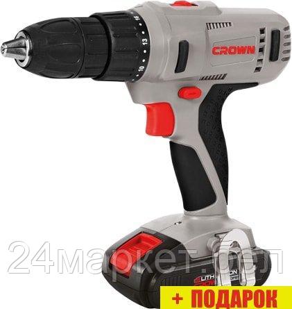 Дрель-шуруповерт Crown CT21056L-1.5 BMC (с 2-мя АКБ, кейс)