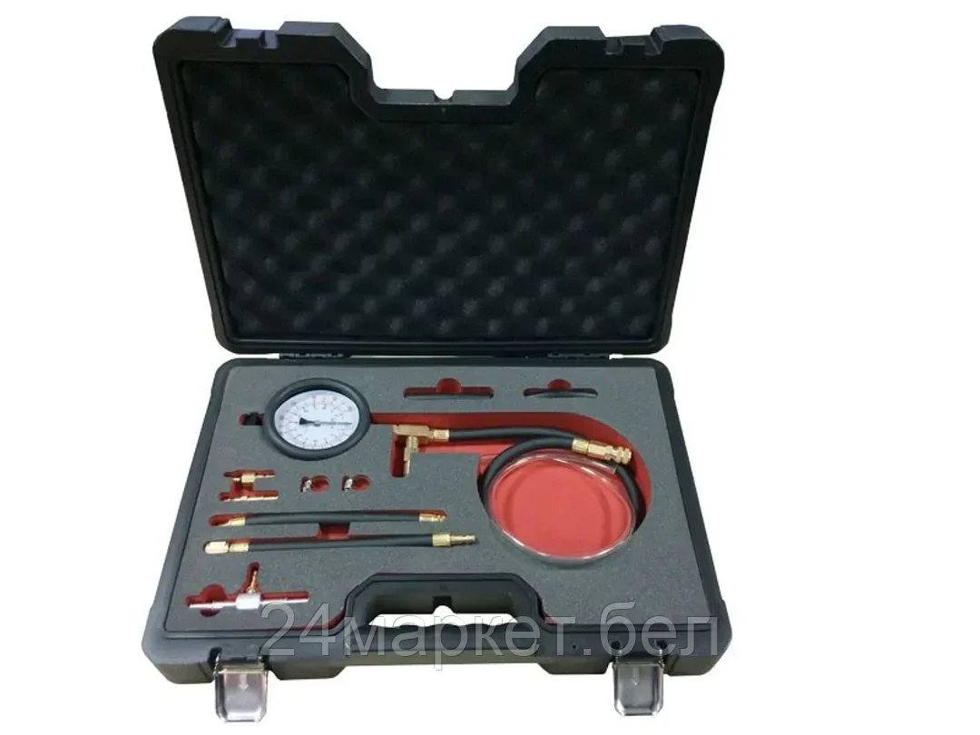 Тестер давления топлива, 10пр. (0-7 bar) в кейсе Forsage F-946G10D(F-04A3022D)