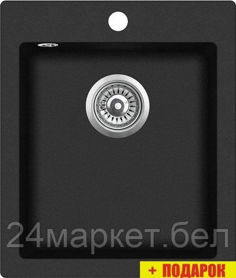 Кухонная мойка Aquasanita Simplex SQS100W (black metallic 601)