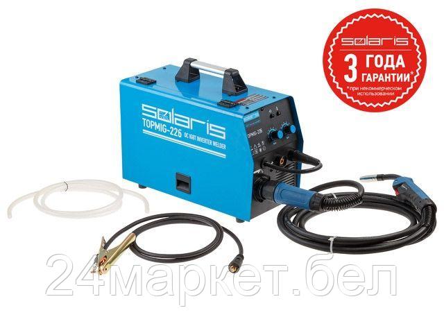 Сварочный инвертор Solaris TOPMIG-226 (горелка 5 м)