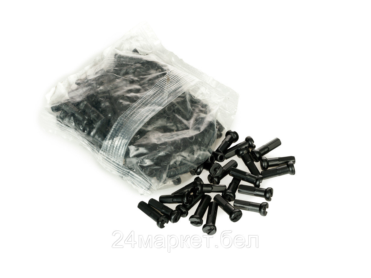 НИППЕЛЬ СПИЦЫ 14 ММ, 14G, ЧЕРНЫЙ, 144 ШТ. , NIP-14/14B HUAJIU