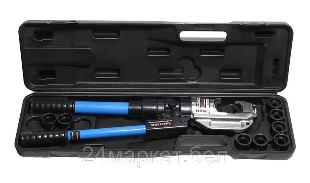 FORSAGE Инструмент гидравлический обжимной для кабелей 12т(ход штока-32мм, сечение 16-400мм2, адаптеры-16,25,35,50,70,95,120,150,185,240,300,400мм), в кейсе Forsage F-Y35