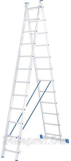 Лестница-стремянка СибрТех 97912 2x12 ступеней