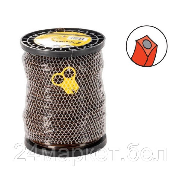 Корд трим. Nylplus Square 5,0 мм*76 м(квадрат)+нож (C7082)