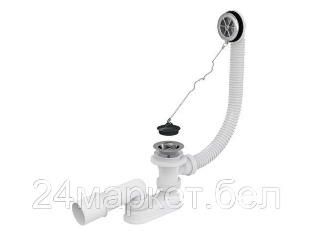 Alcaplast Чехия Сифон для ванны хромированный, Alcaplast