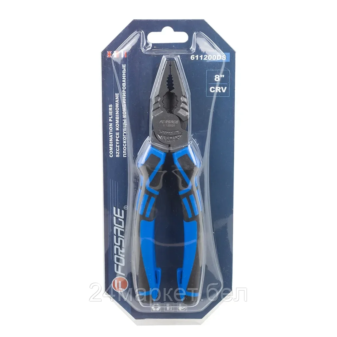 Плоскогубцы комбинированные 200мм Forsage F-611200DS