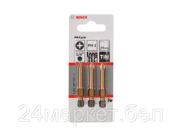 Набор бит Bosch 2607001551 3 предмета
