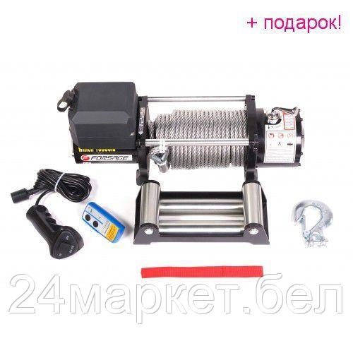 FORSAGE Лебедка автомобильная 4.5т, 12V (стальной трос) Forsage F-TRH910000