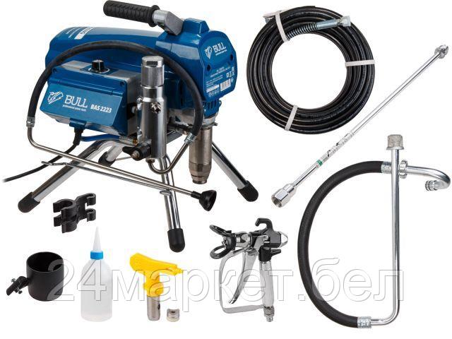 Безвоздушный окрасочный аппарат BULL BAS 2223 в кор. 1304755