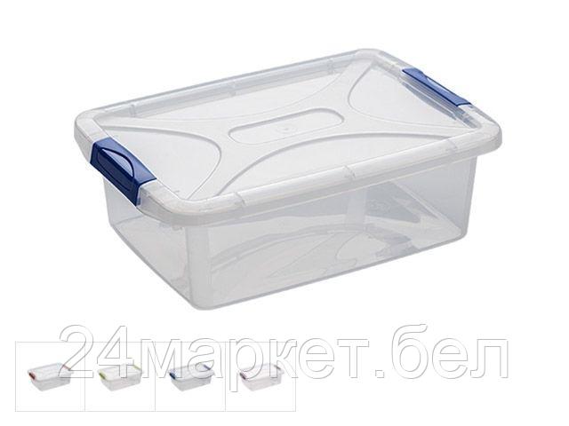 DRINA Сербия Ящик для хранения 28х40х13,5 см, 10 л, DRINA (цвета в ассортименте, подходит для хранения пищевых продуктов)