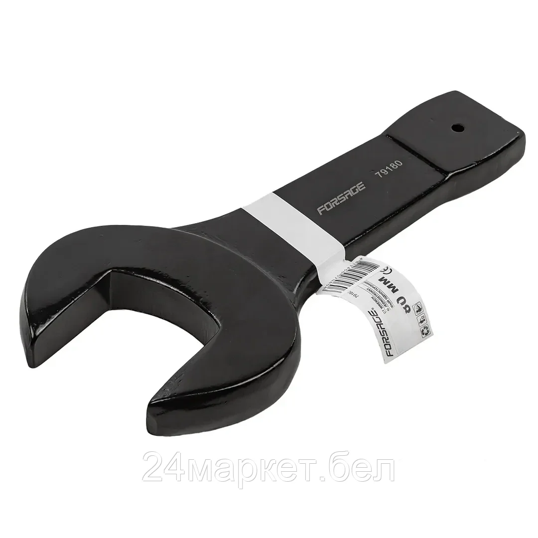 Ключ рожковый ударный односторонний 80мм (L-395мм) F-79180