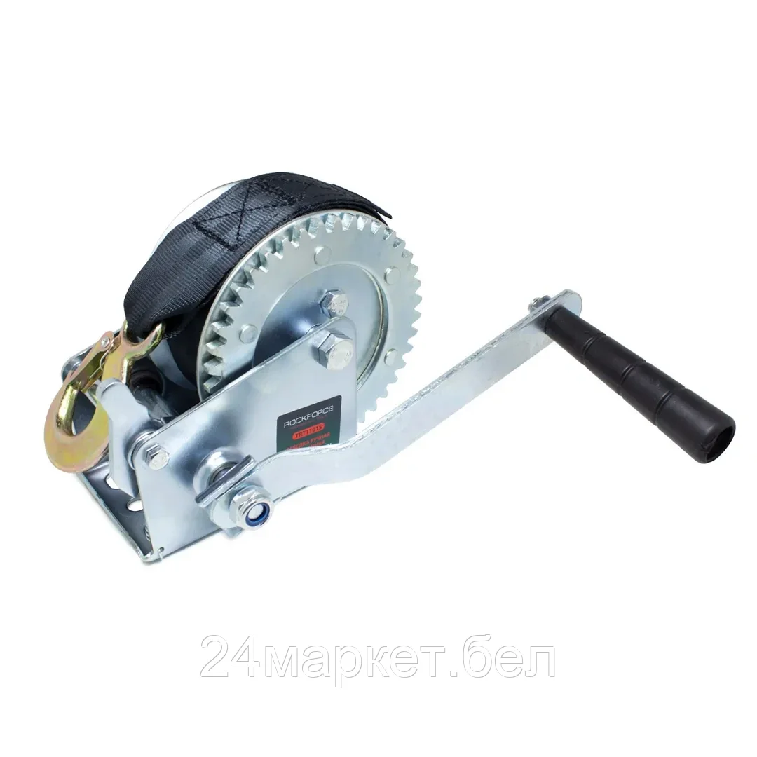 FORSAGE Лебедка ручная барабанная, 450кг (нейлоновый ремень, ширина ремня-50мм, длина ремня-10м) Forsage F-TRT1101S