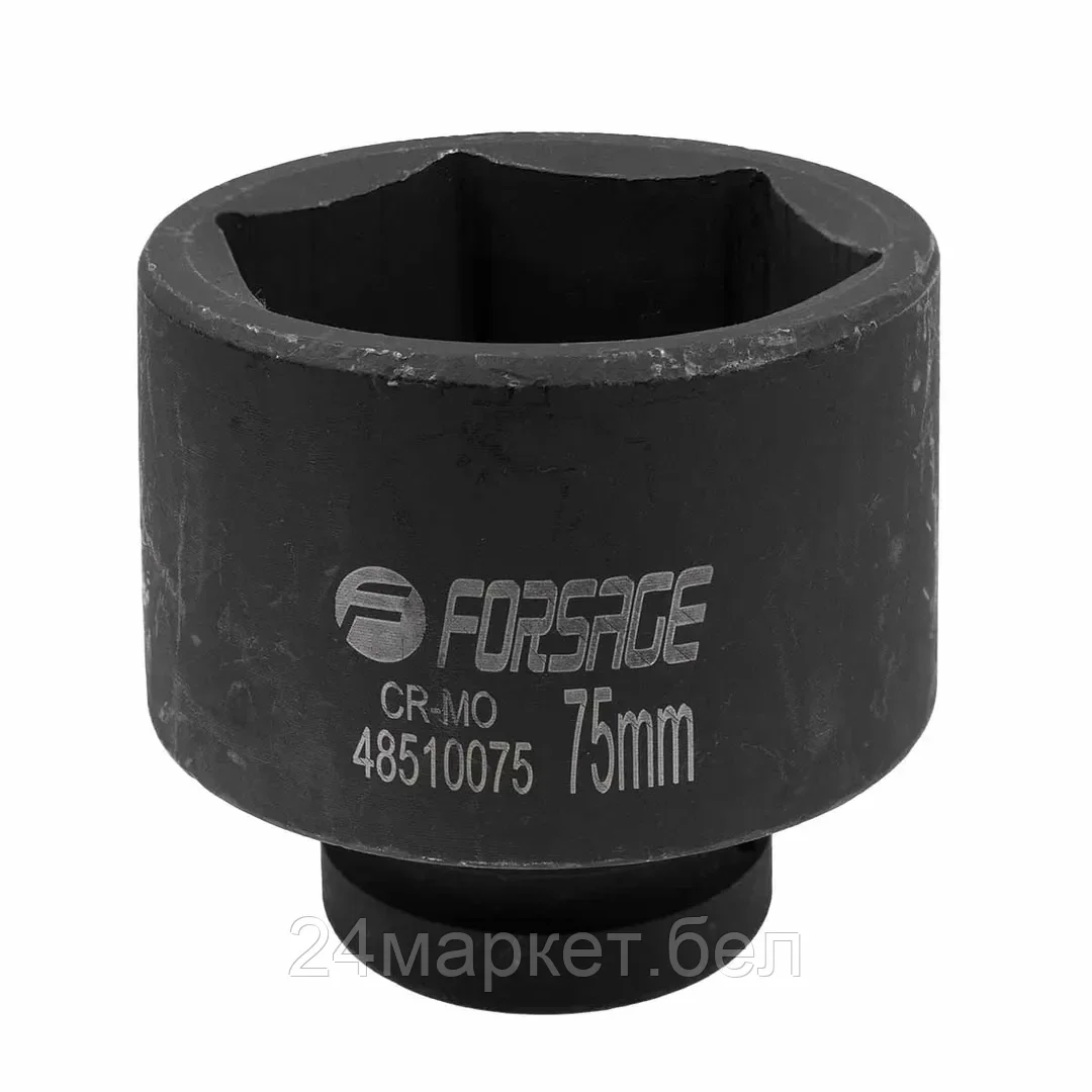 Головка ударная глубокая 75мм (6гр.) 1" F-48510075