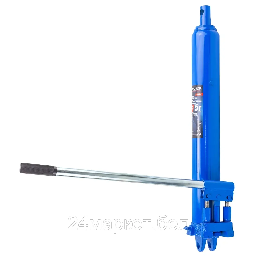 Цилиндр гидравлический удлиненный с двухштоковым насосом, 5т (общая длина - 660мм, ход штока - 500мм) Forsage F-1205-2