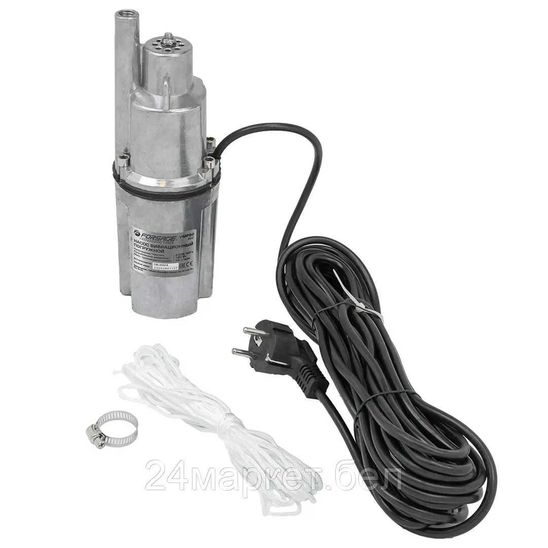 F-VMP50 ALU Forsage Насос вибрационный погружной (230В, 50Гц, 180Вт, 18л/мин)
