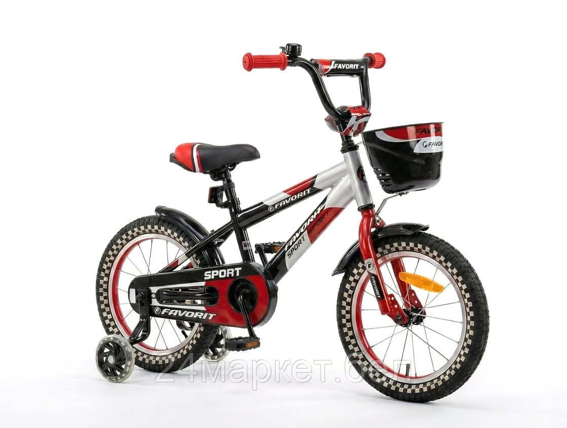 Детский двухколесный велосипед «FAVORIT» модель SPORT, SPT-14RD2 Favorit