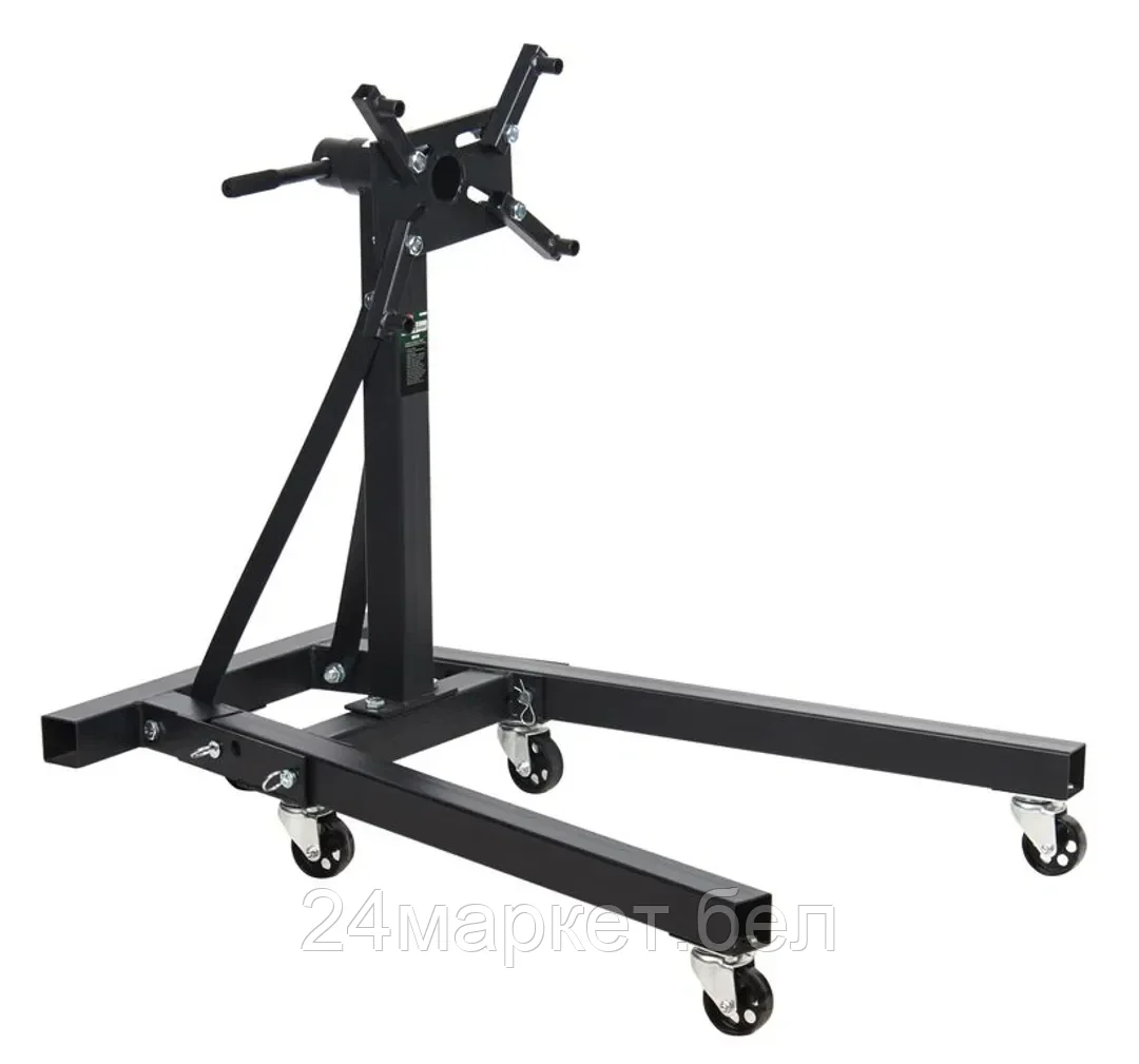 Rock FORCE Кантователь двигателя с полкой для инструмента  900кг (4 колеса, 4 страховочных упора) Rock FORCE RF-TR29005