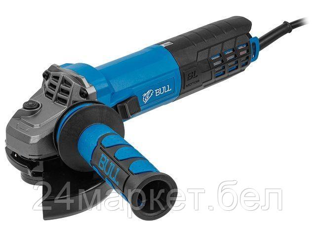 Одноручная углошлифмашина BULL WS 1216 в кор. (Бесщеточный двигатель, 1600 Вт, диск 125х22 мм, функция константной электроники)