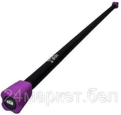 Бодибар Atlas Sport 3.8 кг (черный/фиолетовый)