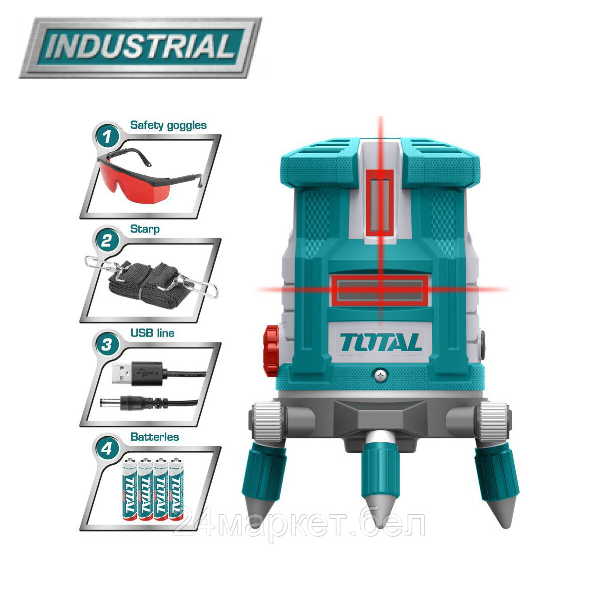 Лазерный нивелир Total TLL306505