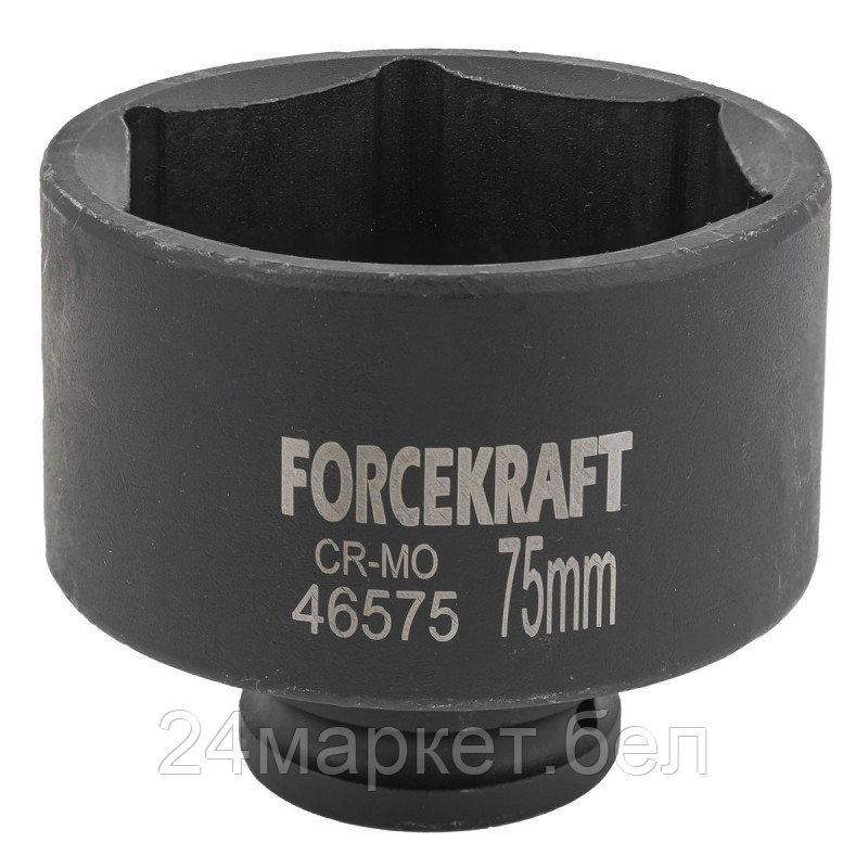 FK-46575 FORCEKRAFT Головка ударная 3/4", 75мм (6гр.)