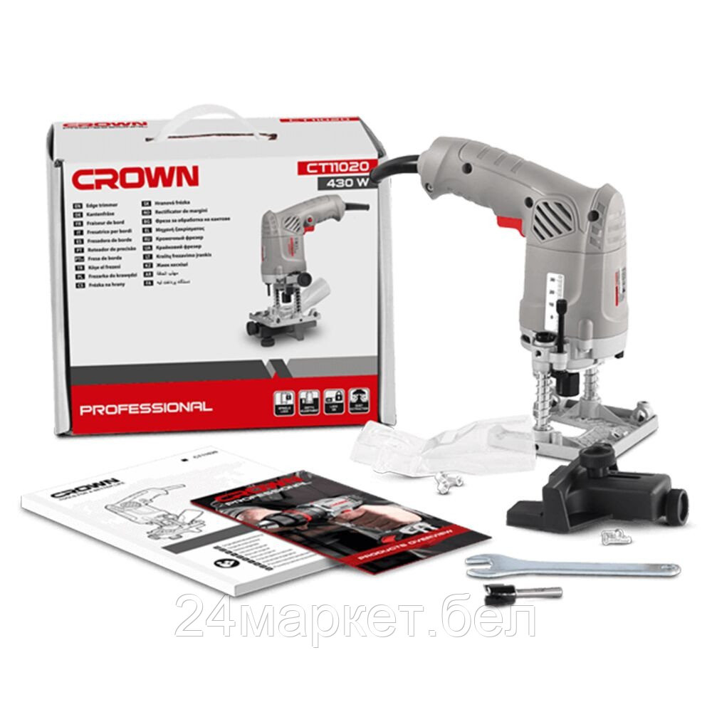 Кромочно-петельный фрезер Crown CT11020