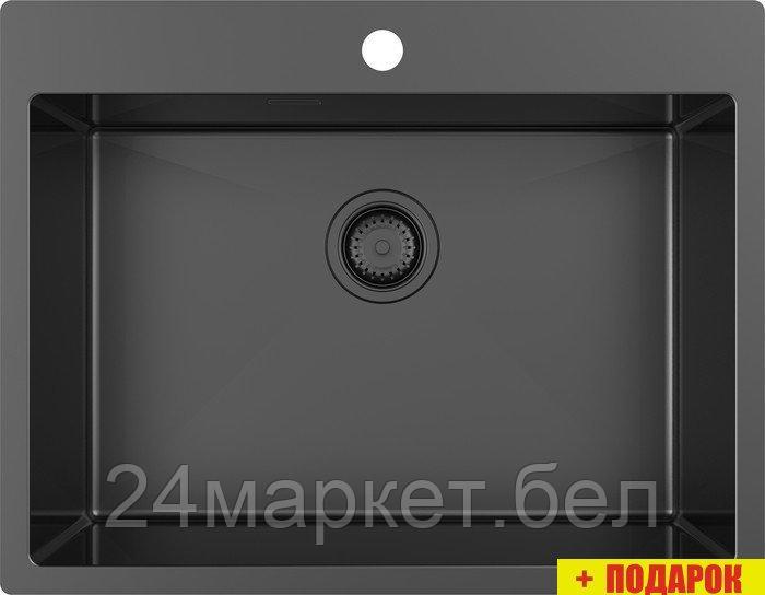 Кухонная мойка ZorG ZRN 5065 Premium PVD Gunblack