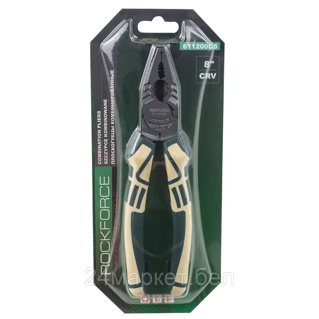 Плоскогубцы комбинированные 200мм Rock FORCE RF-611200DS