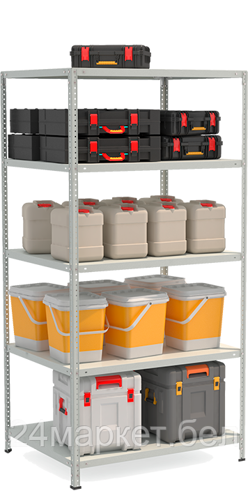 Metall ZAVOD УП-00001384 Стеллаж металлический архивный СТФ 1085-2.0