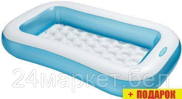 Надувной бассейн Intex Rectangular Baby 166х100х28 (57403)