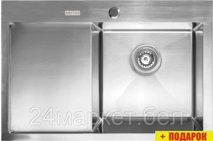Кухонная мойка ARFEKA AF 780*505 R Satin Nano