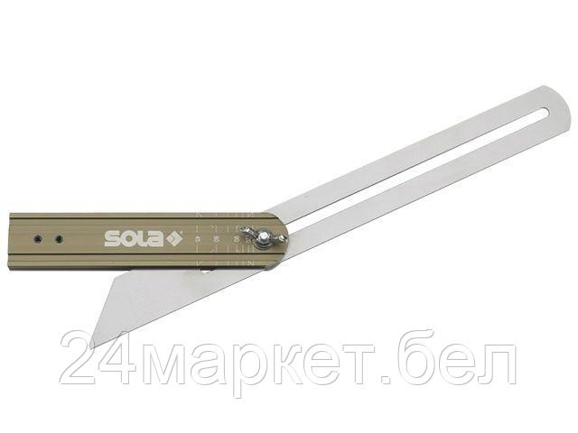 SOLA Китай Угольник складной 300мм алюм. рукоятка (градусная шкала) VSTG 300 (SOLA)