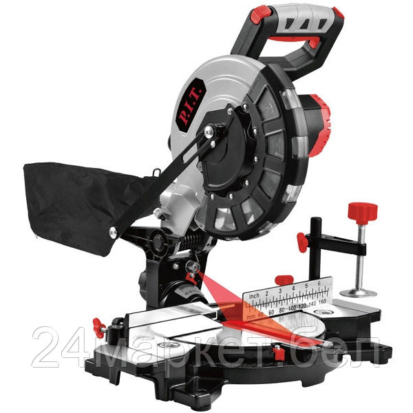 Пила торцовочная аккум. бесщёточная P.I.T. PMS20H-210B SOLO (20В, O210мм, 4200об/мин,накл 45°,лазер)