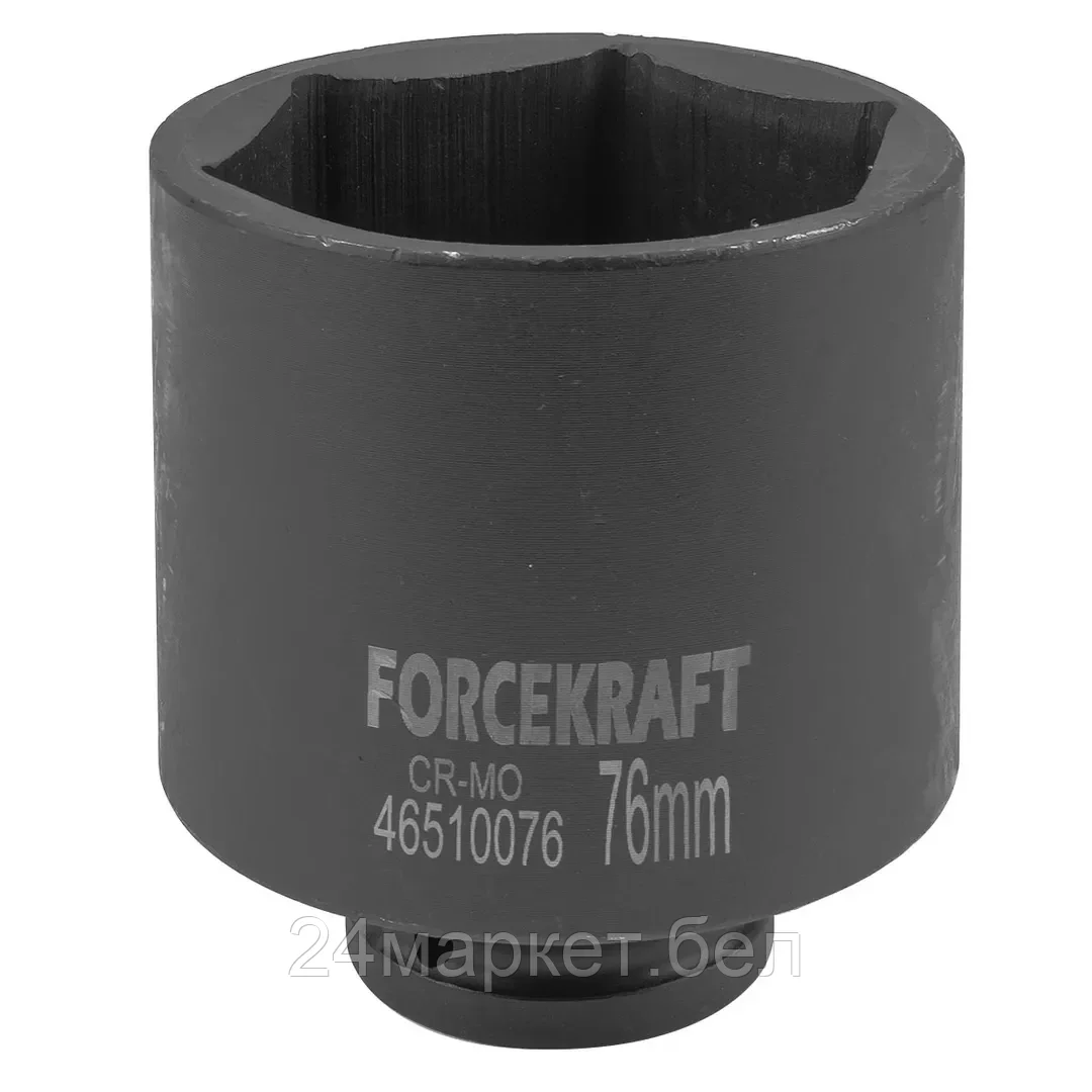 FK-46510076 FORCEKRAFT Головка ударная глубокая 3/4", 76мм (6гр.)