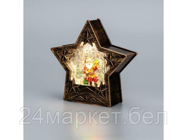 Светильник Neon-Night Звезда с эффектом снегопада и подсветкой 501-182