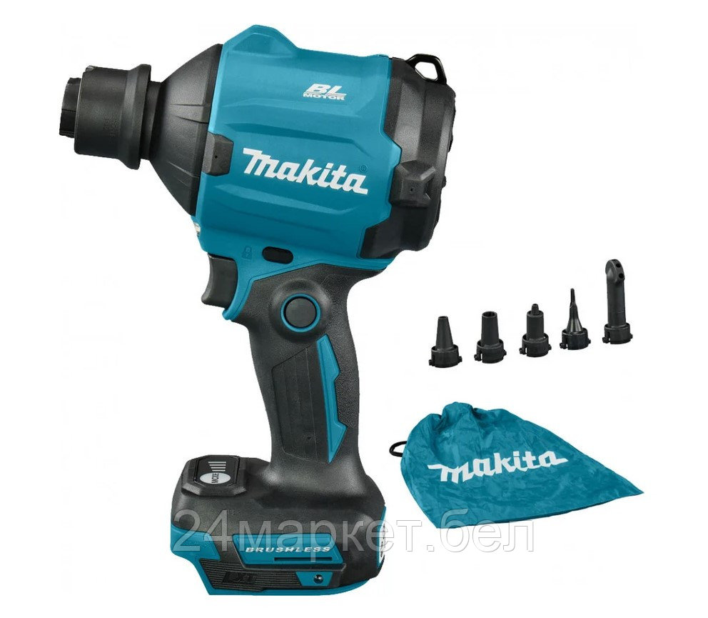 Аккум. воздуходувка MAKITA LXT DAS180Z в кор. (18.0 В, БЕЗ АККУМУЛЯТОРА, 66 м3/ч, 200 м/с, вес 1.6 кг) DAS180Z