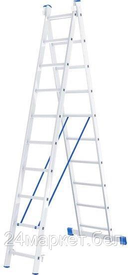 Лестница-стремянка СибрТех 97910 2x10 ступеней
