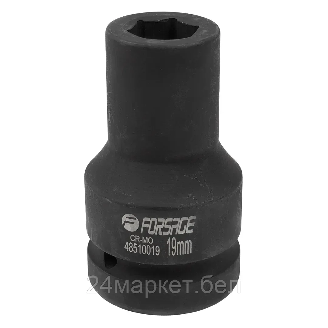 Набор торцевых головок FORSAGE F-48510019 19мм (1 предмет)