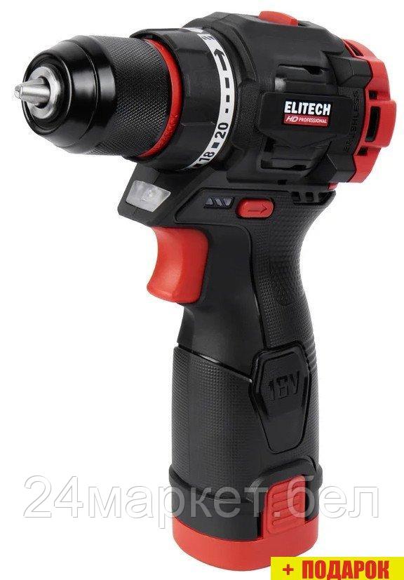 Дрель-шуруповерт ELITECH HD Professional CD 16L2 E2201.039.01 HD (с 2-мя АКБ, кейс)