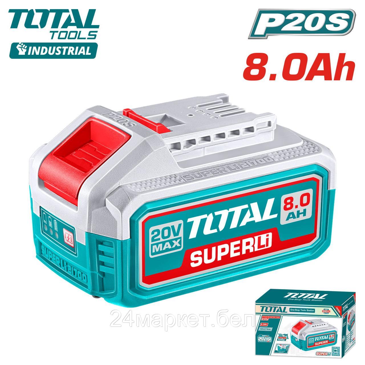 Аккумулятор Total TFBLI2108 (20В/8 Ah)
